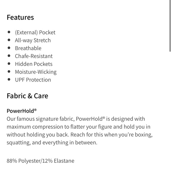 Fabletics High Waisted 9” Biker Shorts - Picture 5 of 6